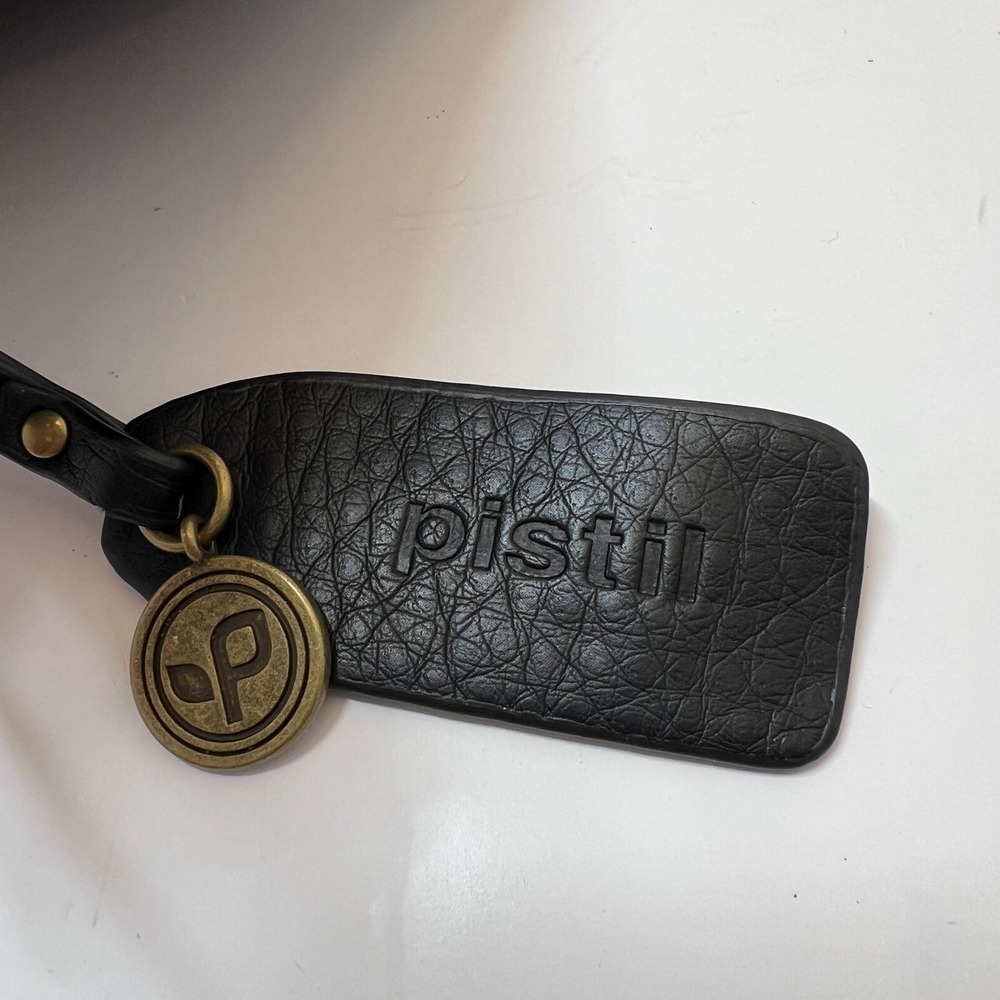 Pistil Black Easy Rider Purse Handbag Crossbody Women's V Shaped Snap Closure - Picture 5 of 12